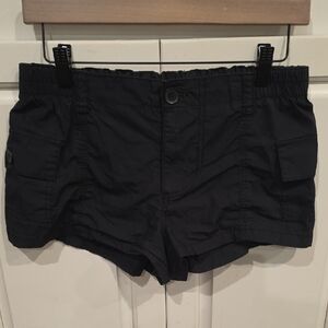 Forever 21 Black Cargo Shorts